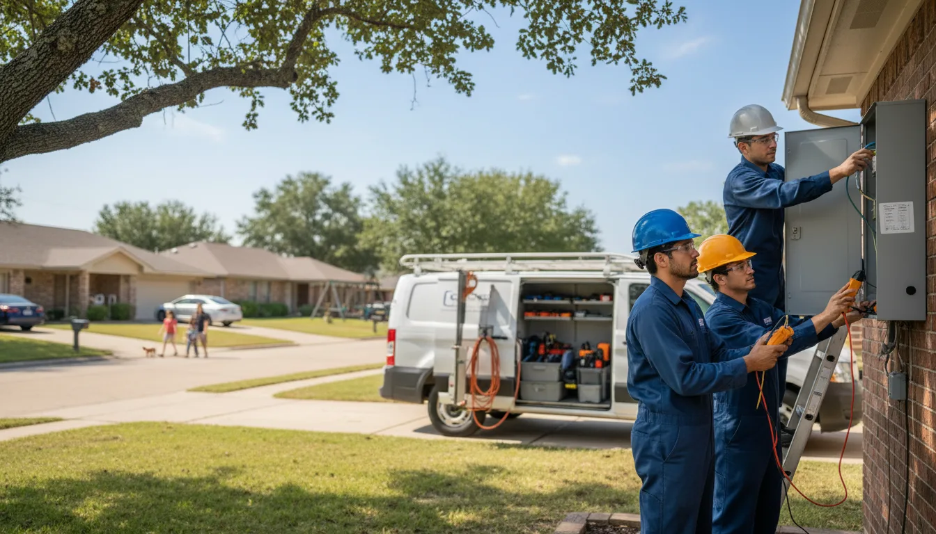 Certified electrician providing emergency electrical services in Wedowee, AL